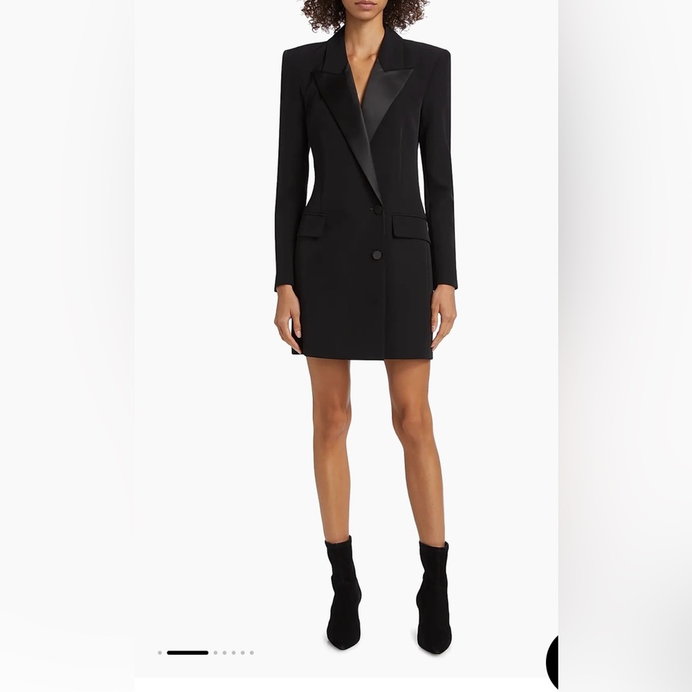 L'AGENCE Black Blazer Dress